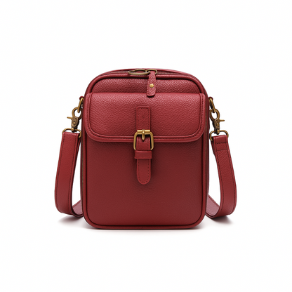 Sac_bandoulière_antivol_sac à compac main t svelora rouge rubis