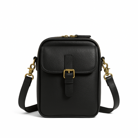 Sac_bandoulière_antivol_sac à main compact svelora noir